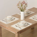 French Perle White 12-Piece Dinnerware Set