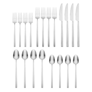 Damaris Satin 20 Piece Flatware Set