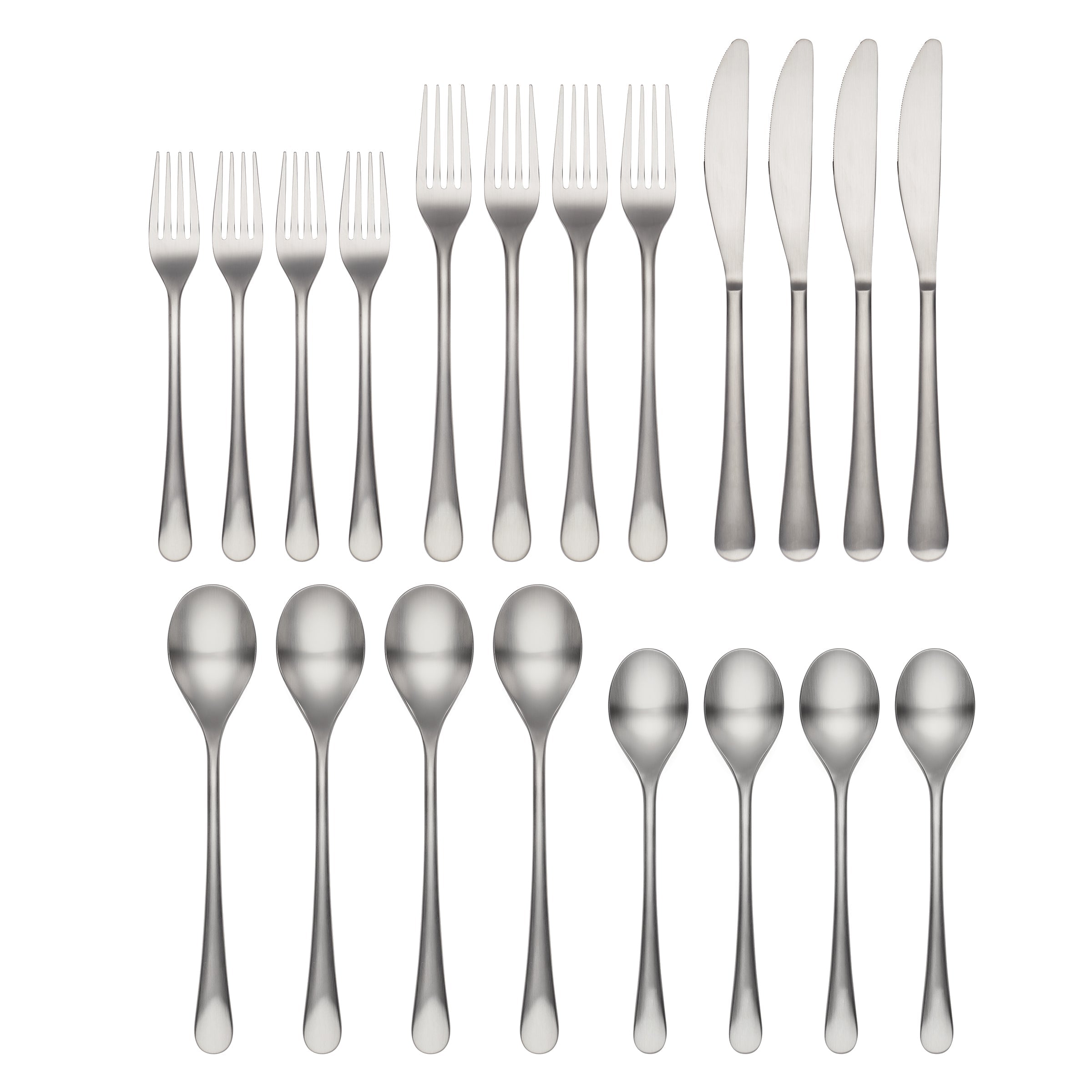 Xyla Satin 20-Piece Flatware Set – Lenox Corporation