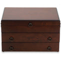 Bristol Grande Mahogany Brown Flatware Chest