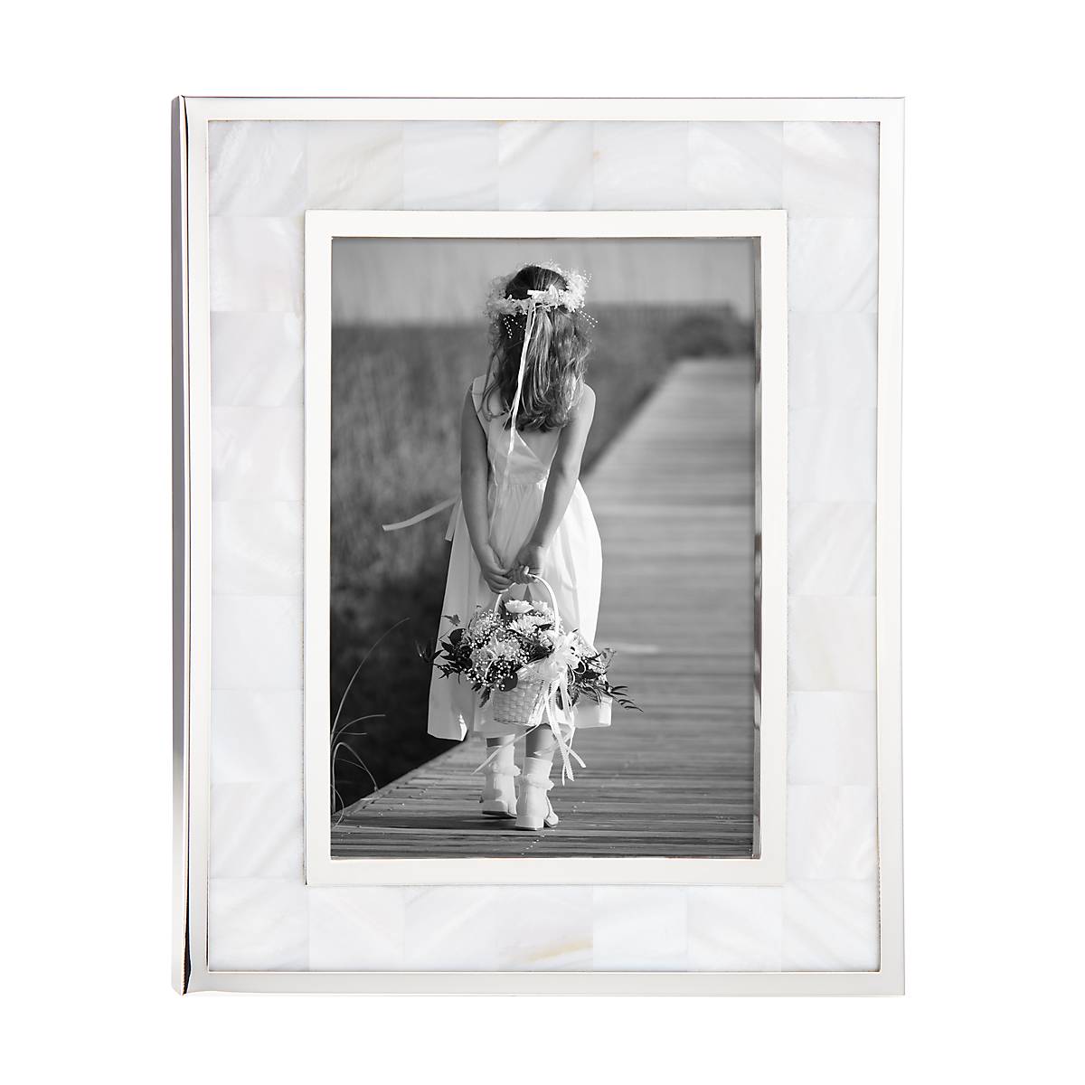 額縁 POST Mother Of Pearl 5x7 Photo Frame – Lenox Corporation