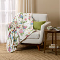 Butterfly Meadow Hydrangea Throw Blanket
