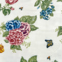 Butterfly Meadow Hydrangea Throw Blanket