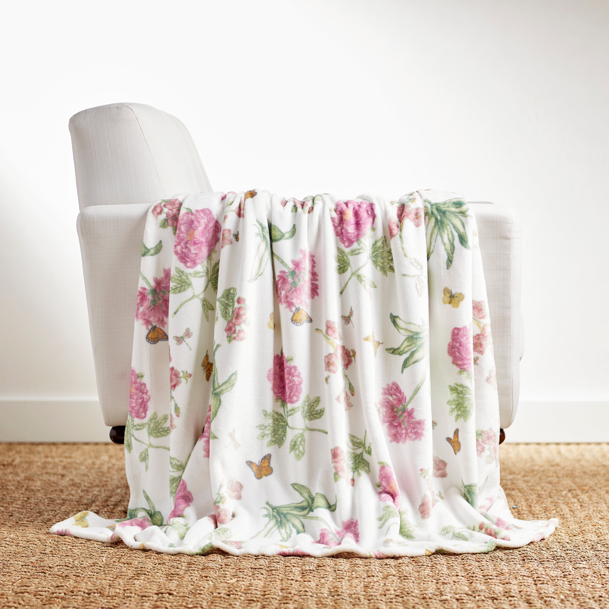Lenox Butterfly Meadow Throw Blanket - Thumbnail 3