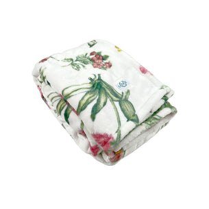Butterfly Meadow Bloom Pink Throw Blanket