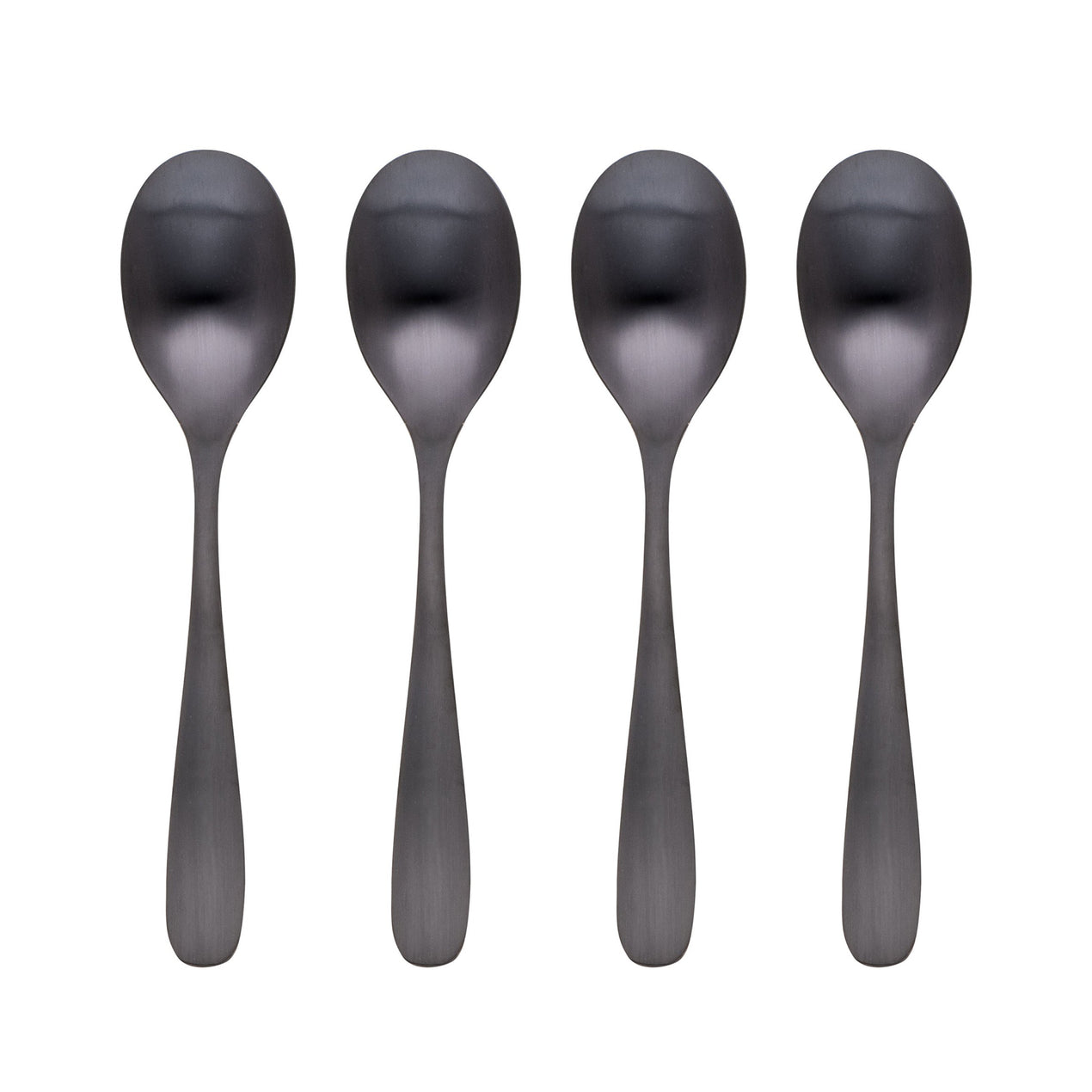 Eliana Black Teaspoons, Set of 4