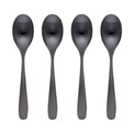 Eliana Black Dinner Spoons, Set of 4