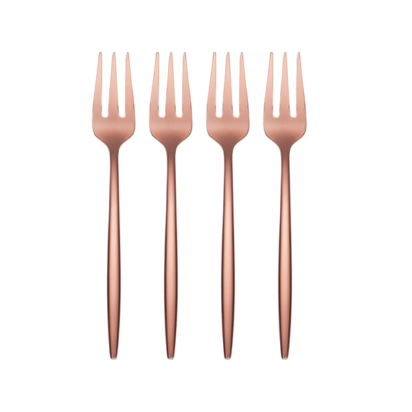 Gaze Copper Mirror Cocktail Fork - Set of 4 – Lenox Corporation