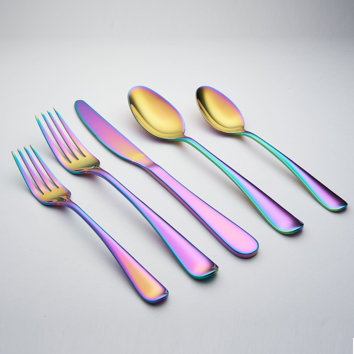 Rhiannon Rainbow Mirror 20 Piece Flatware Set – Lenox Corporation