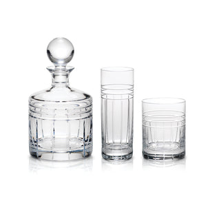 Tempo Crystal Double Old-Fashioned Glasses, Set of 4