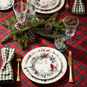 Winter Greetings Butter Plate