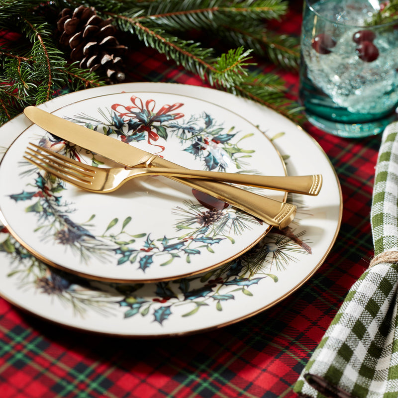 Winter Greetings Butter Plate