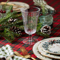 Winter Greetings Salad Plate