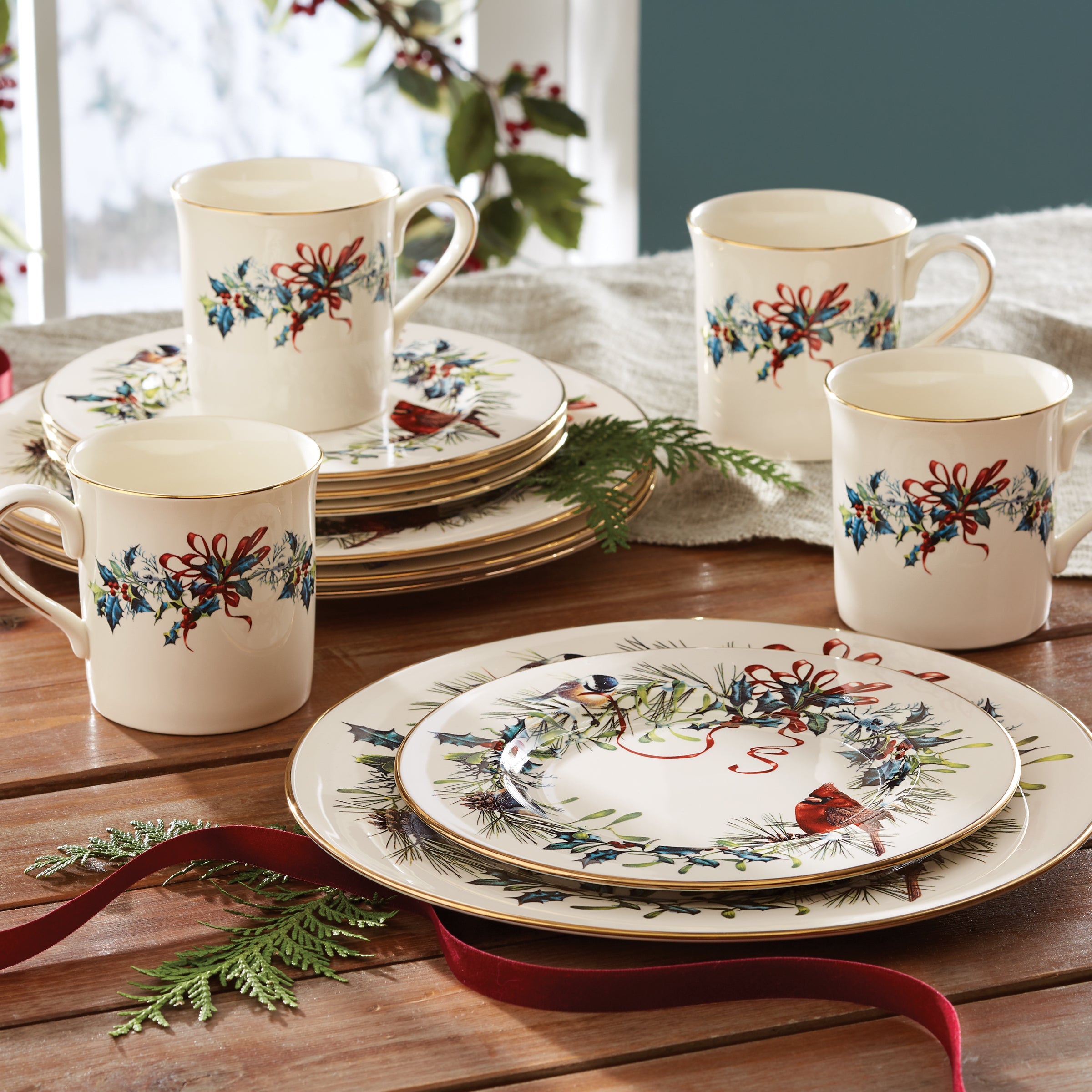 Winter Greetings Salad Plates, Set of 4 – Lenox Corporation
