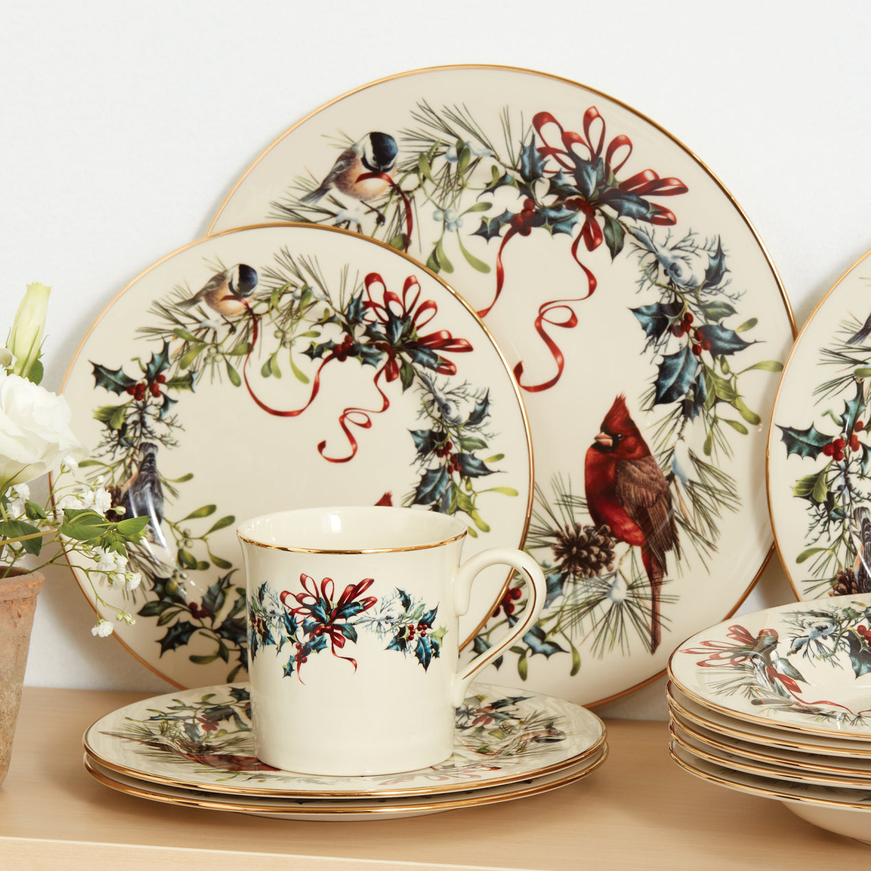 LENOX ディナープレート　4枚セット Amazon.co.jp: Lenox 896063 永遠の食器12点セット 4人用