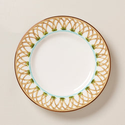 British Colonial Bamboo Accent Plate
