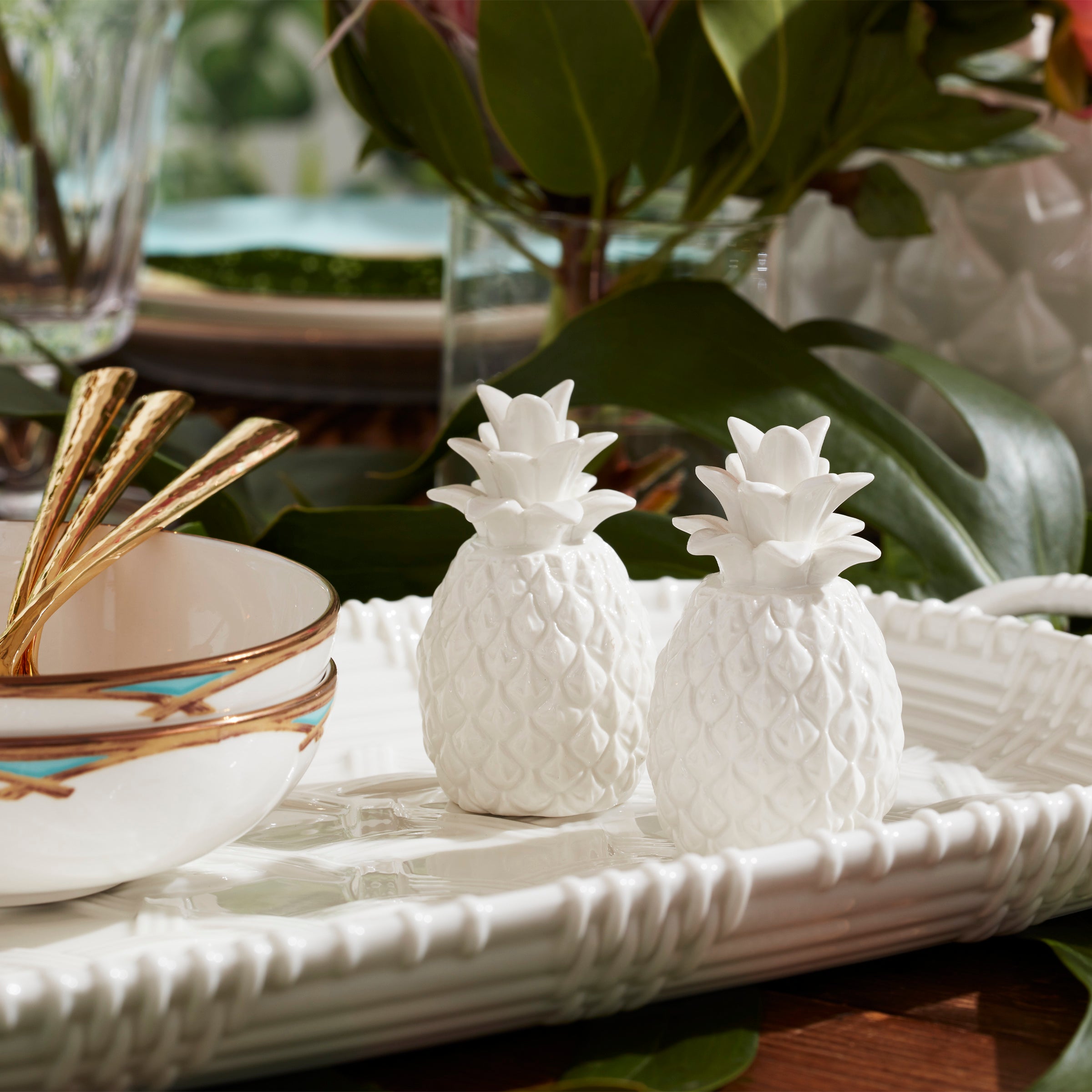 Wicker Creek Pineapple Salt & Pepper Set – Lenox Corporation