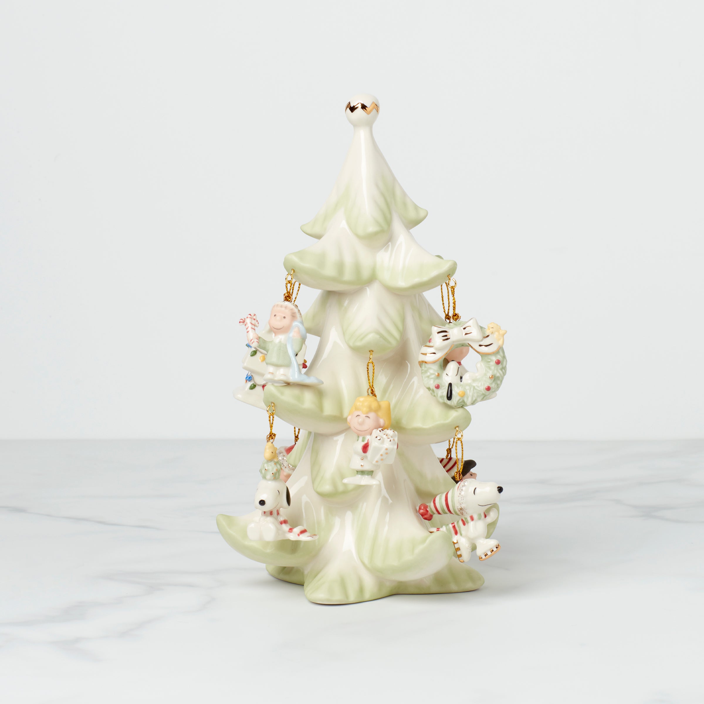 【LENOX 】スヌーピーのオーナメント Snoopy & Friends Christmas 11-Piece Mini Ornament & Tree Set