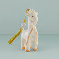 Personalized Baby's 1st Christmas Blue Giraffe Ornament