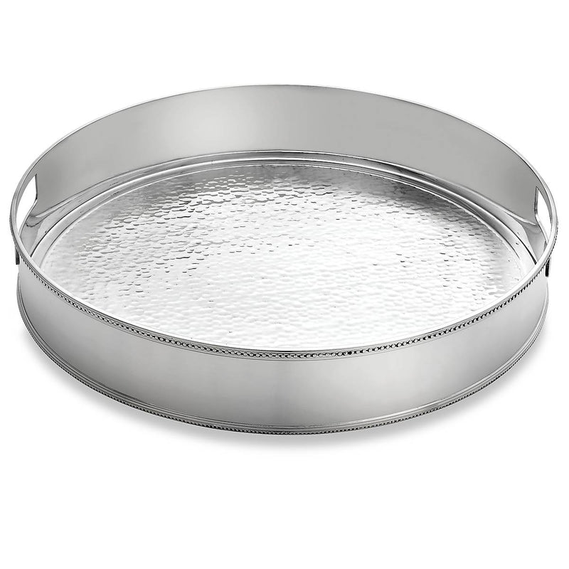 Heritage Hammered 15' Round Tray By Reed & Barton