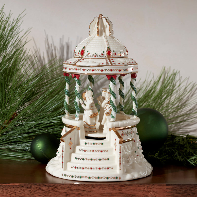 Mistletoe Park Musical Gazebo Bandstand Figurine