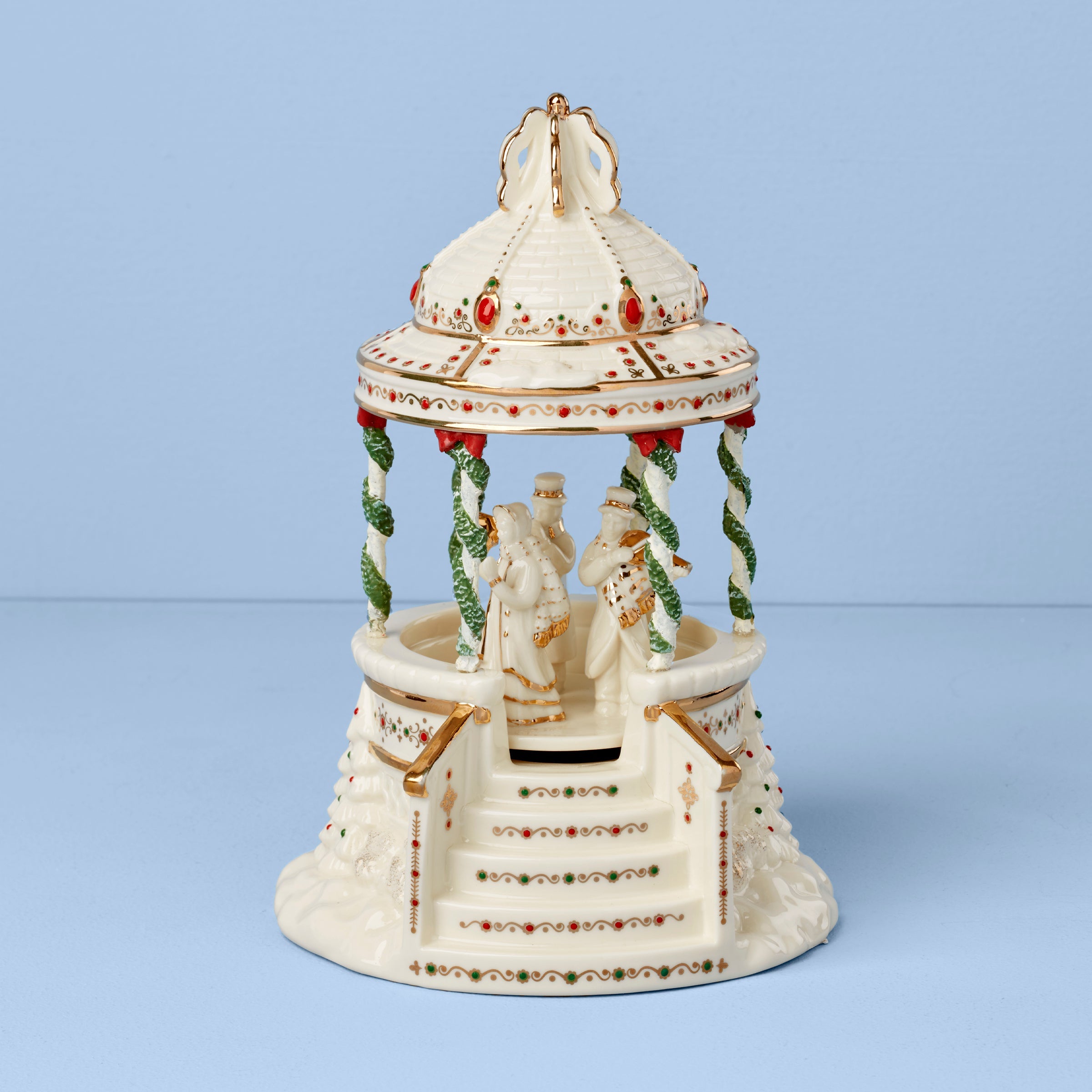 Mistletoe Park Musical Gazebo Bandstand Figurine – Lenox Corporation