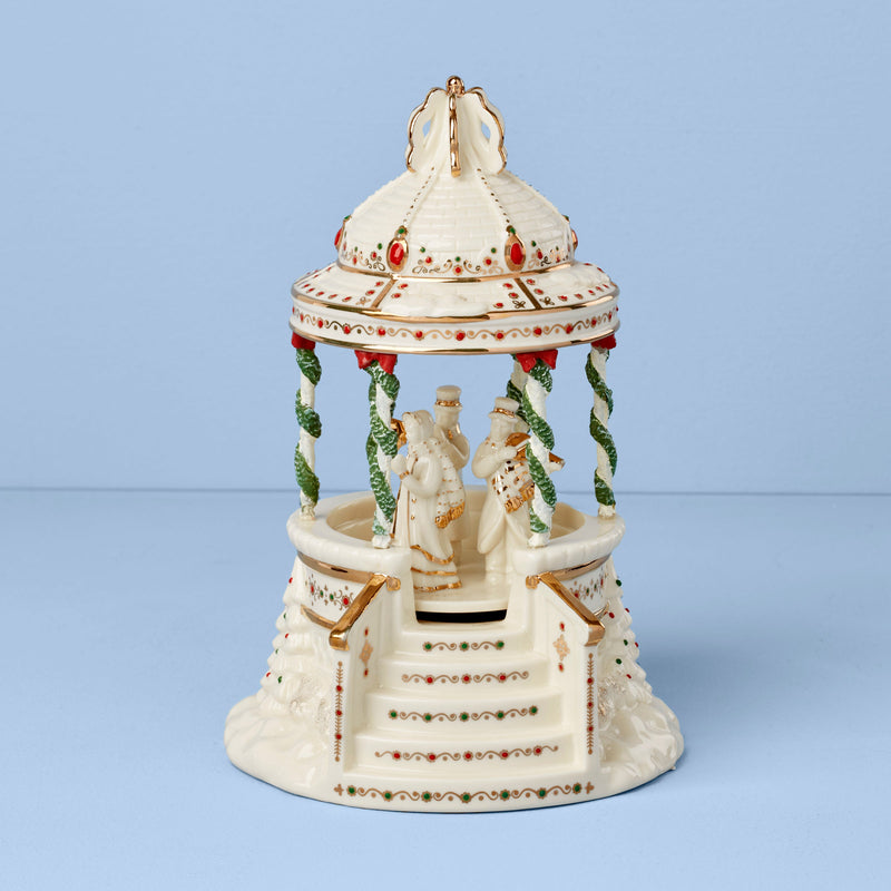 Mistletoe Park Musical Gazebo Bandstand Figurine