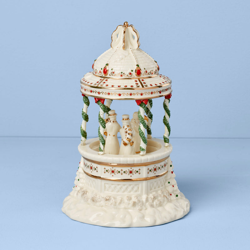 Mistletoe Park Musical Gazebo Bandstand Figurine