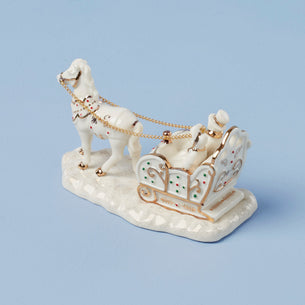 Mistletoe Park Horse & Sleigh Figurines
