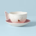 Butterfly Meadow Floral Pink Cup & Saucer