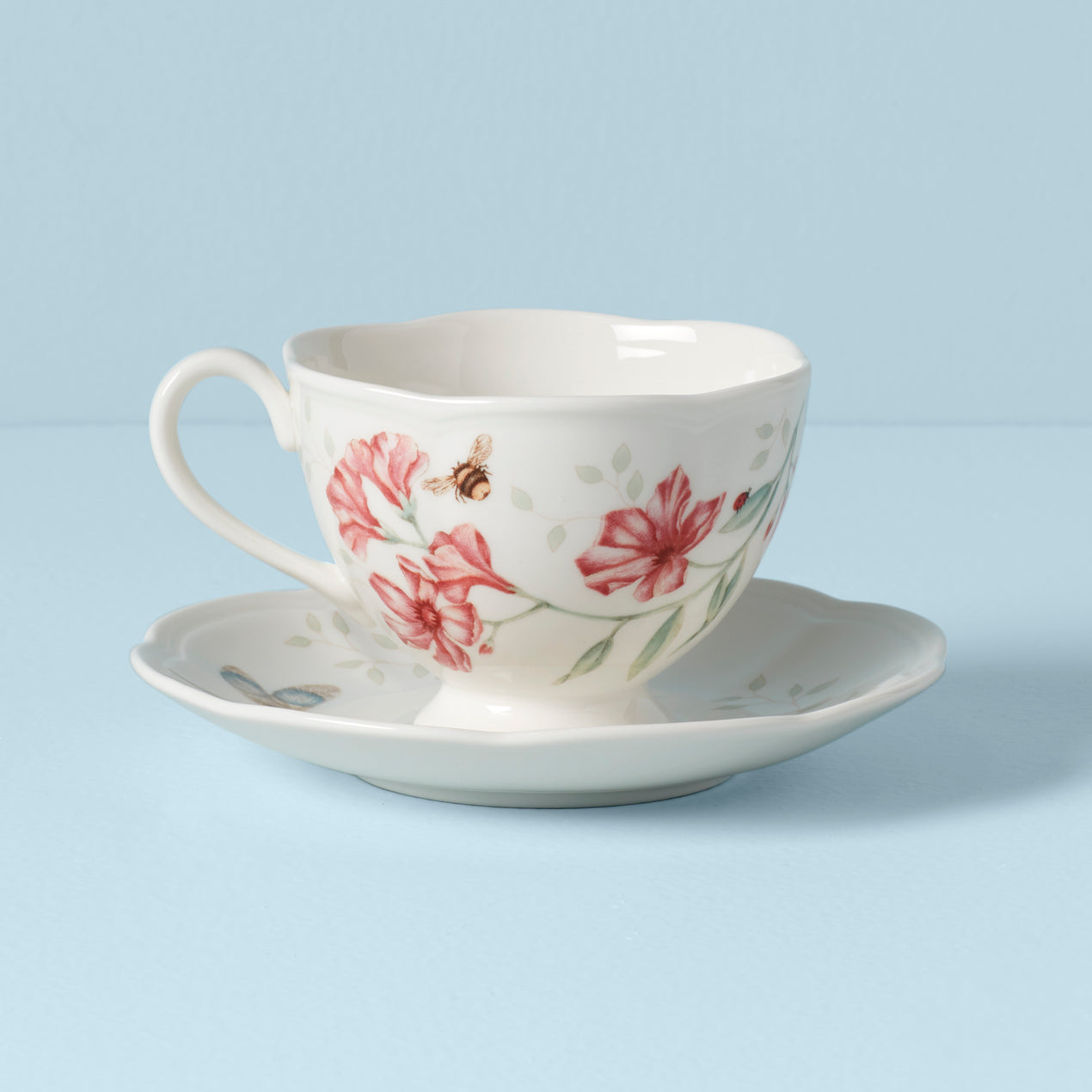 Butterfly Meadow Dragonfly Cup & Saucer – Lenox Corporation