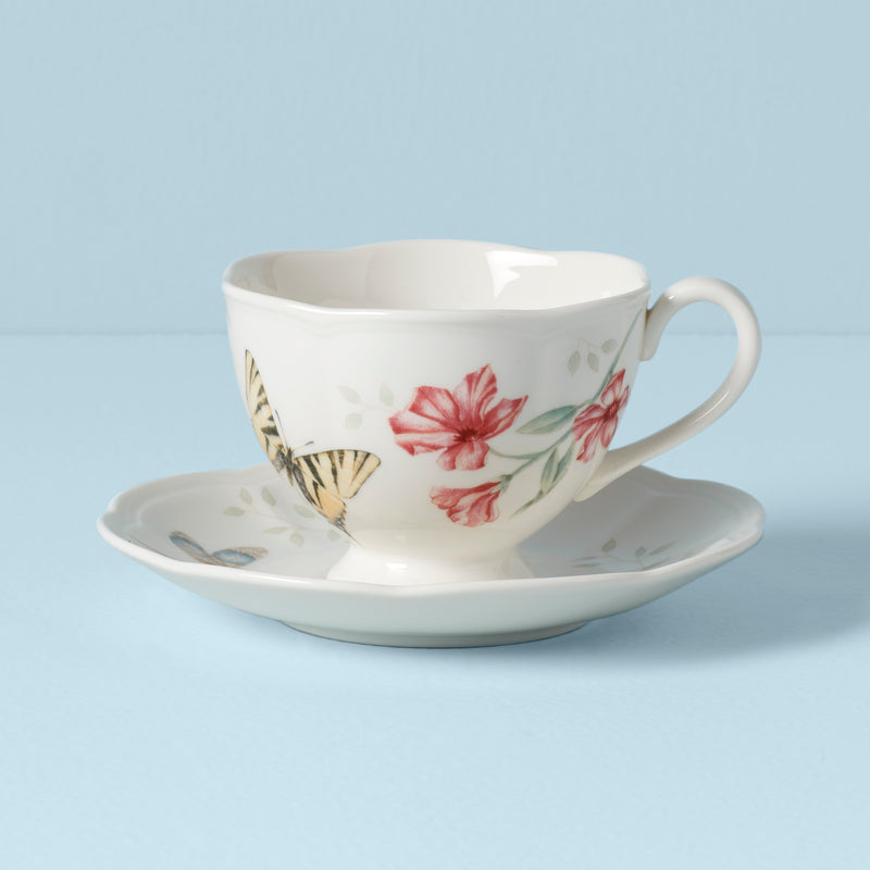 Butterfly Meadow Dragonfly Cup and Saucer