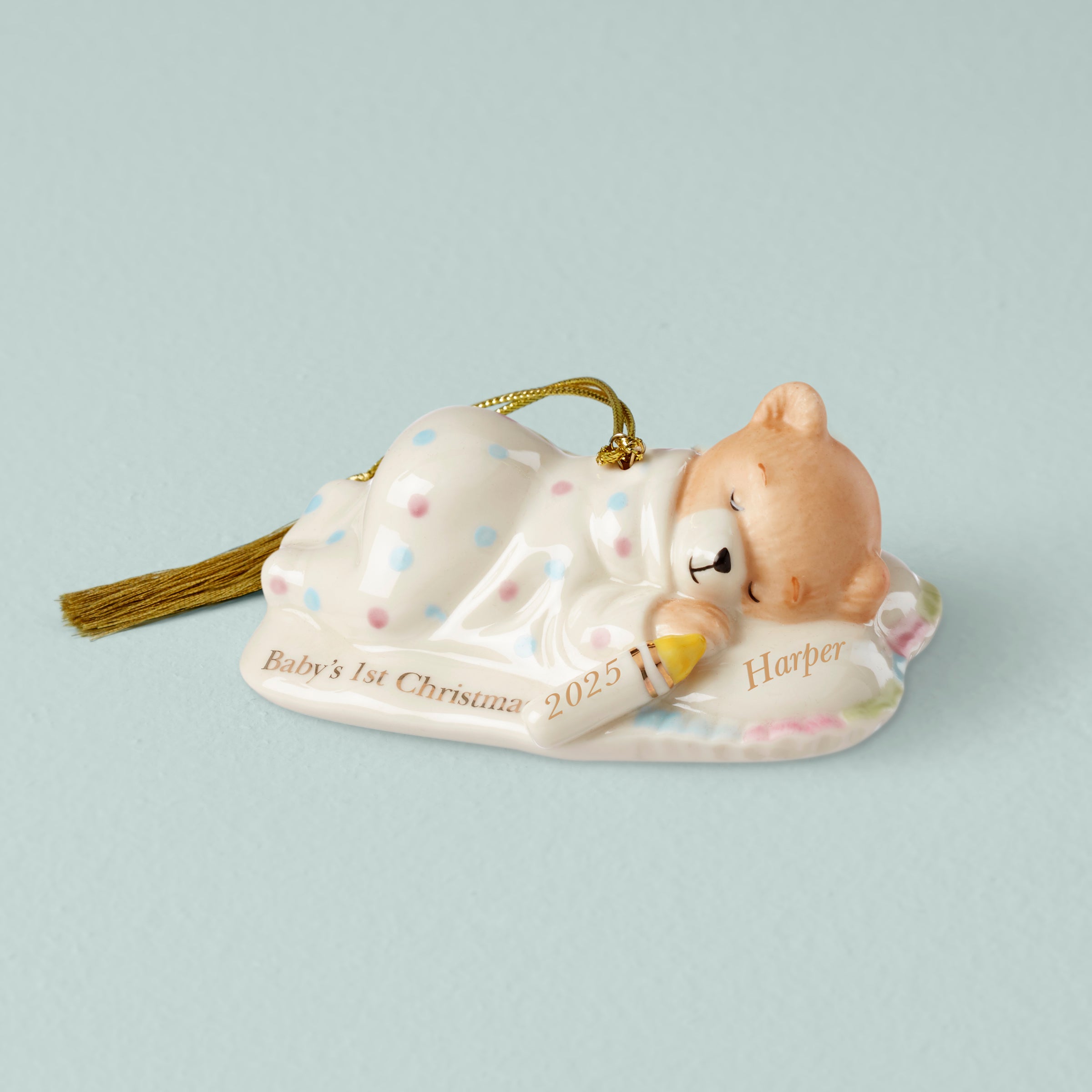 Personalized Baby's Teddy Bear Ornament – Lenox Corporation