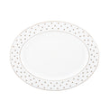 Larabee Road Platinum 16" Oval Serving Platter