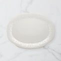 French Perle White Oval Serving Platter