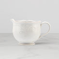 French Perle White Gravy Boat