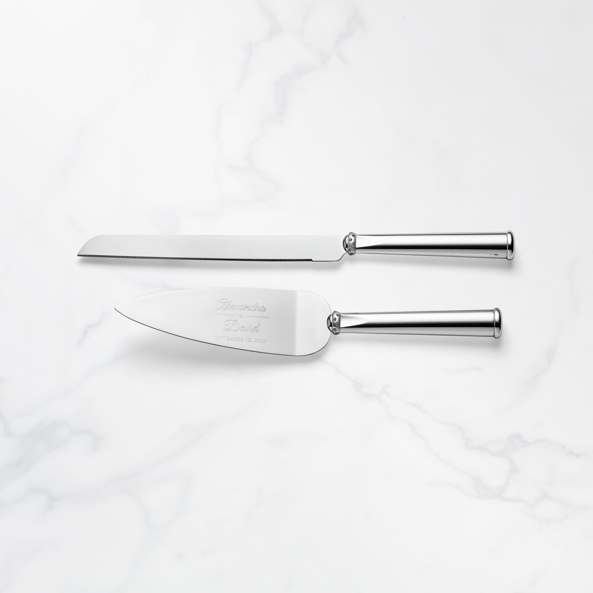 Personalized Devotion Cake Knife & Server