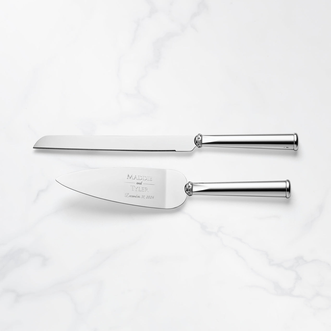 Personalized Devotion Cake Knife & Server