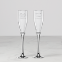 Personalized Devotion 2-Piece Toasting Flute Set