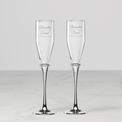 Personalized Devotion 2-Piece Toasting Flute Set