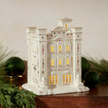 Mistletoe Park Fire House Lit Figurine