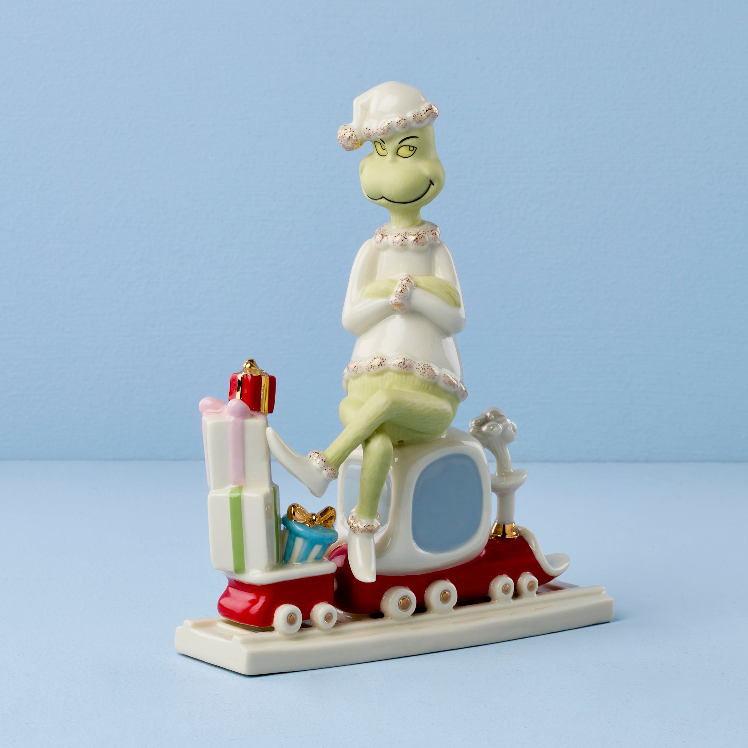 All Aboard with Mr. Grinch Figurine – Lenox Corporation