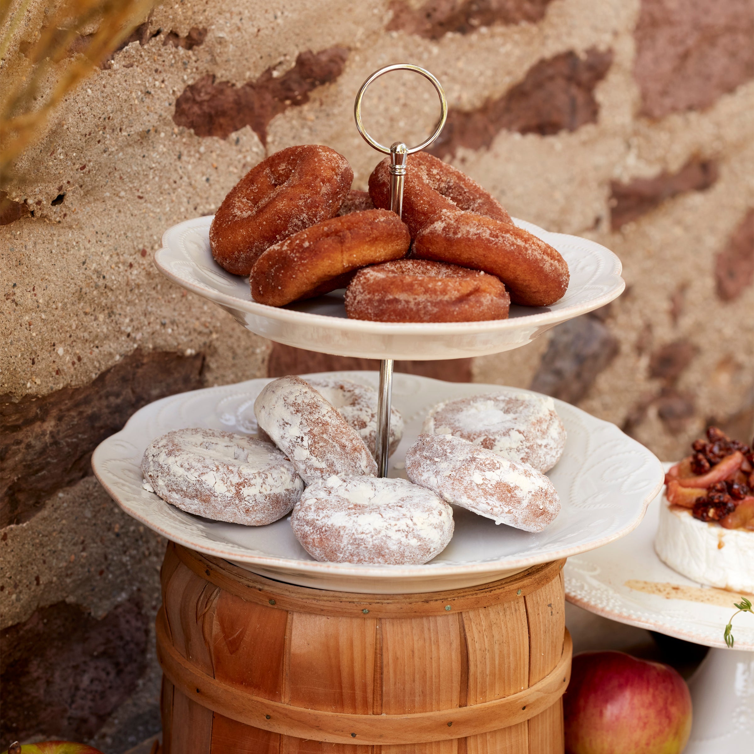 French Perle White 2-Tiered Server – Lenox Corporation