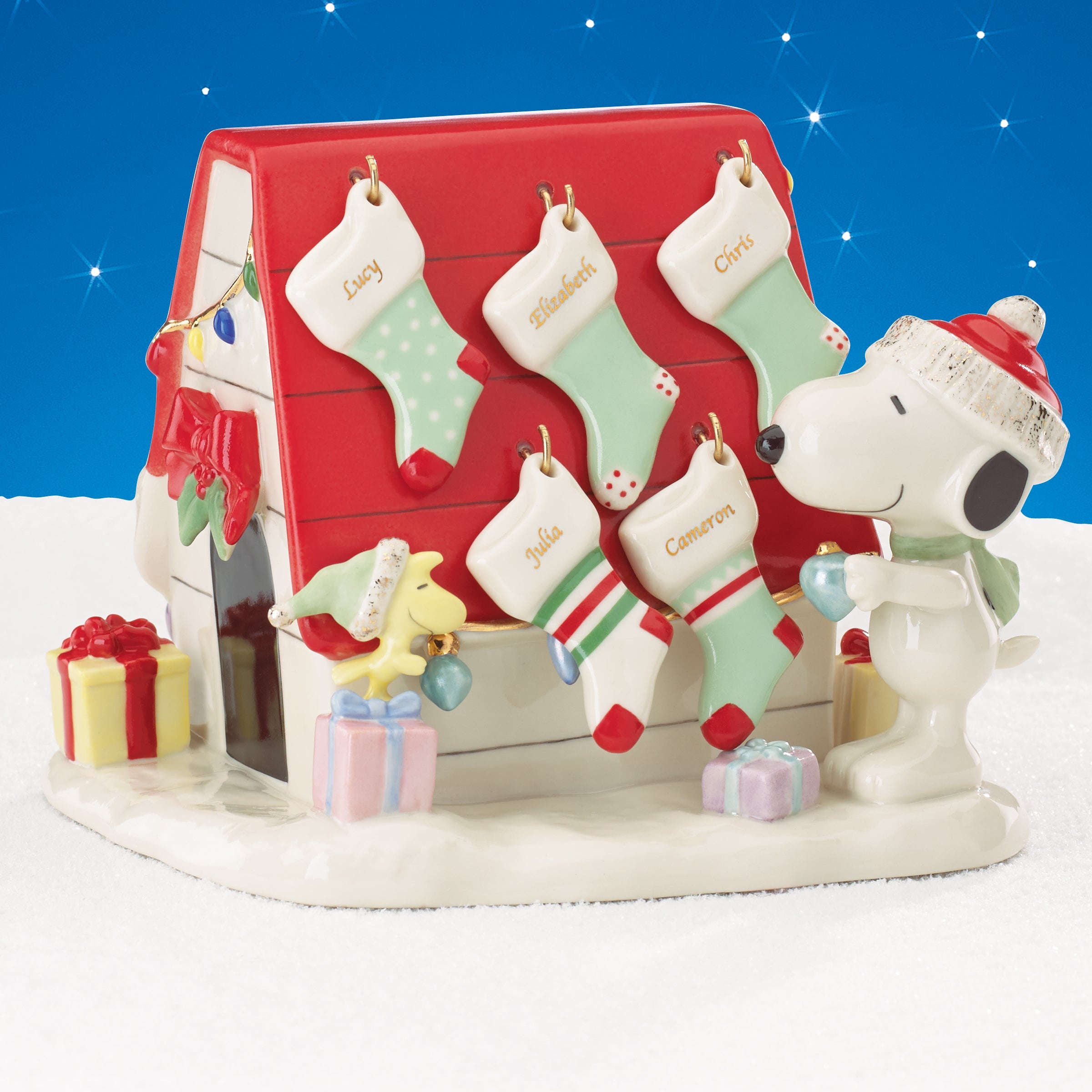Snoopy's Christmas Decor For You Figurine – Lenox Corporation