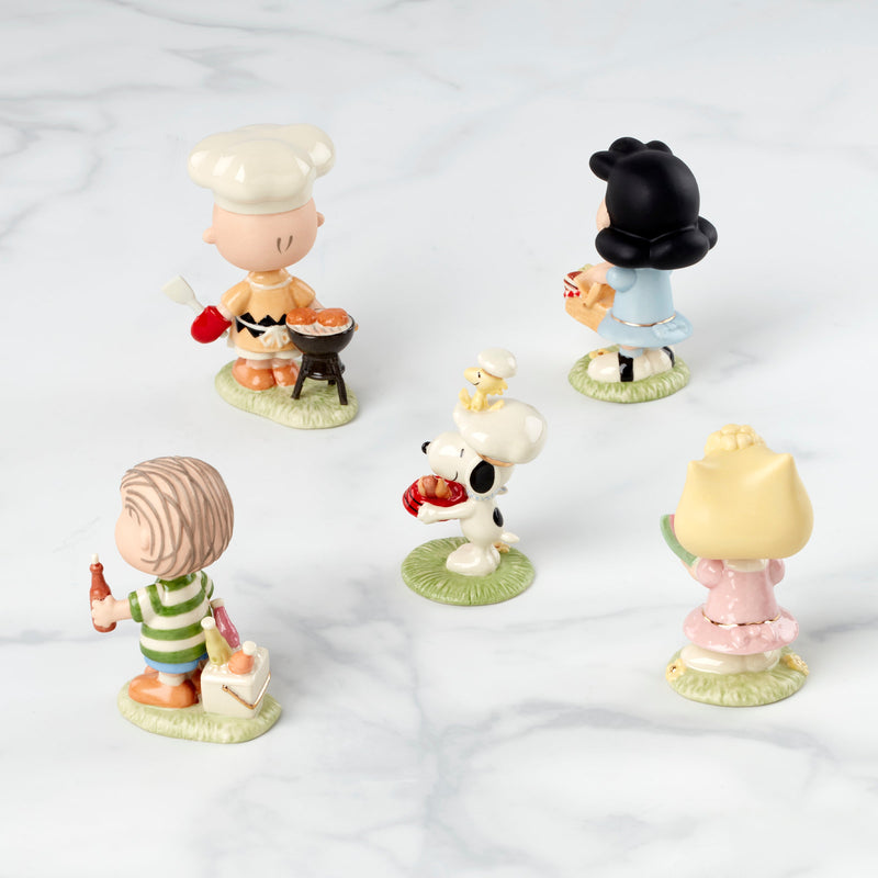 Peanuts® Barbecue 5-Piece Figurine Set