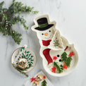 Holiday Entertaining Snowman Chip & Dip