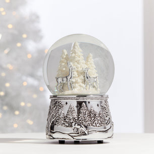 North Pole Bound Reindeer Snow Globe