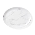 Marbled Smoke 12" Oval Coupe Platter