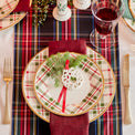 Holiday Plaid 12-Piece Dinnerware Set