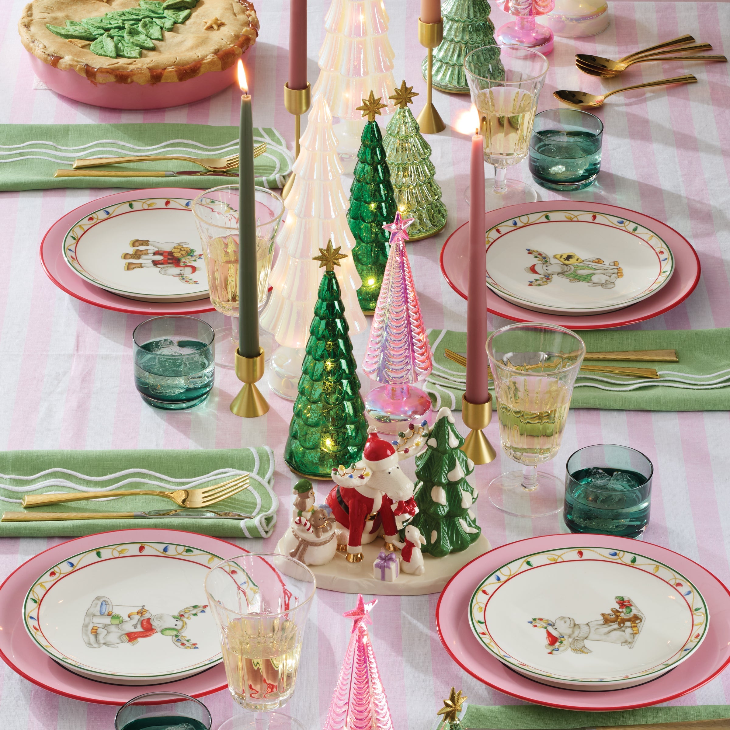 Merry Marcel Moose 4-Piece Dessert Plate Set – Lenox Corporation